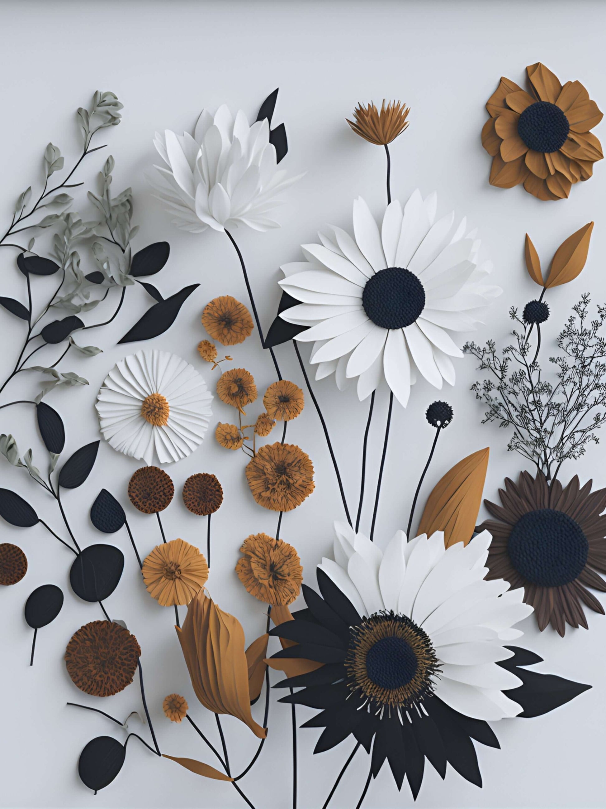 Verleihen Sie Ihrem Raum Persönlichkeit mit Fantasie Blumenpostern von Positive Pulse"  zum Download